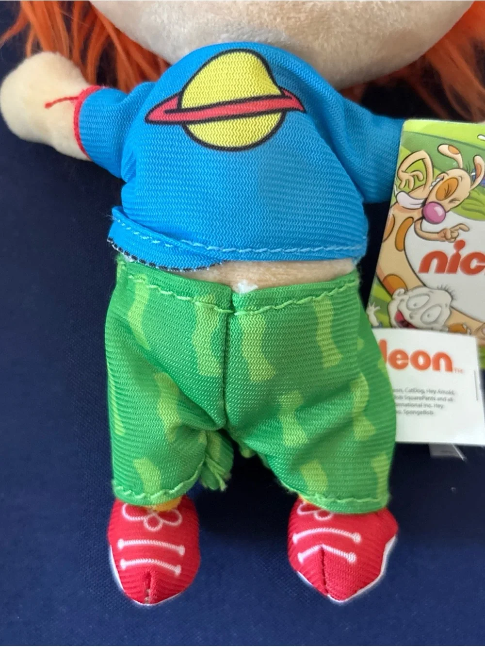 Chuckie Finster Rugrats Nickelodeon Plush Stuffed Toy w/ Tags 8” Viacom 2019